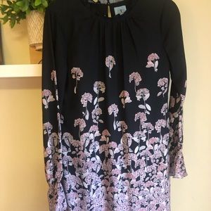 CeCe flowy floral knee length dress